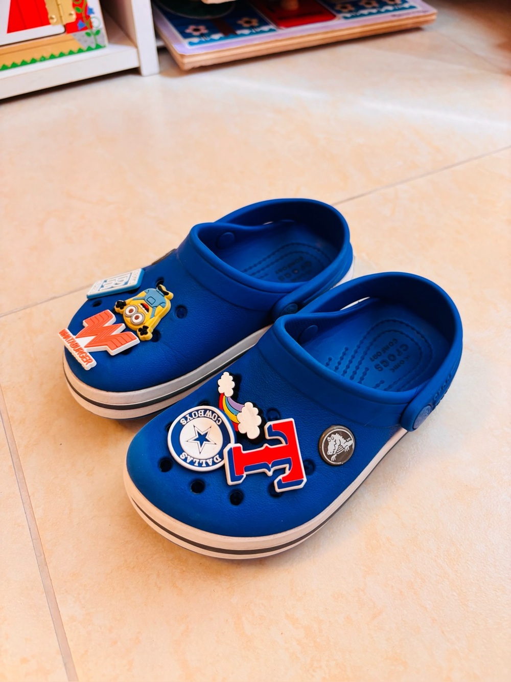 CROCS toddler shoes with jibbitz